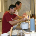 Secret Shaolin training technique?
Tip: fresh steam rice make angry musubi.